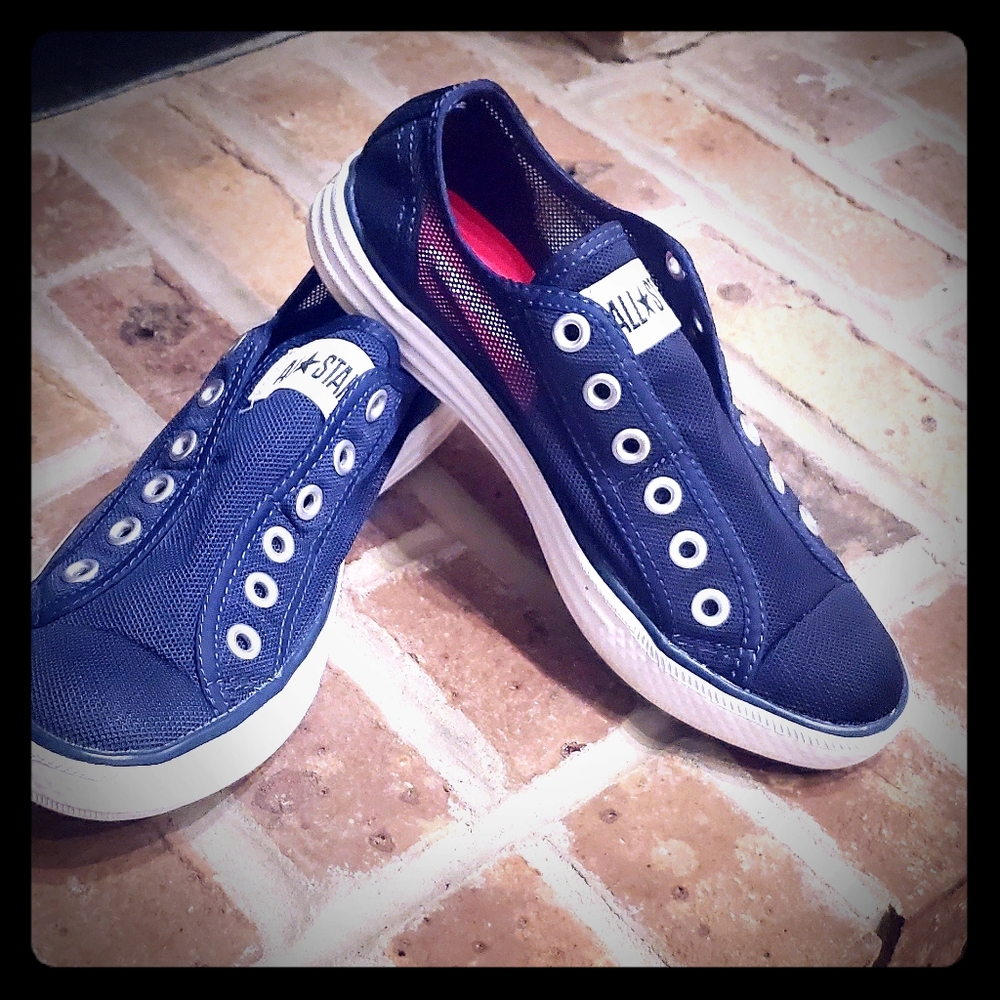 Blue Mesh Converse